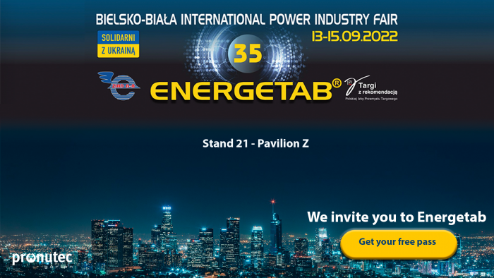 Pronutec will attend to Energetab, one of the most important fair of the energy and industrial sector