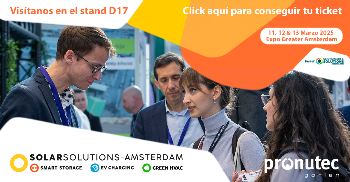 Pronutec participa en Solar Solutions Amsterdam