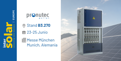 Pronutec en Intersolar Europe 2026: soluciones avanzadas para redes inteligentes de baja tensión